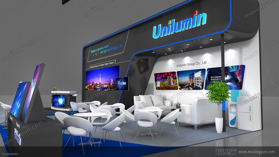 unilumin深圳洲明科技展览展示展台模型展览模型